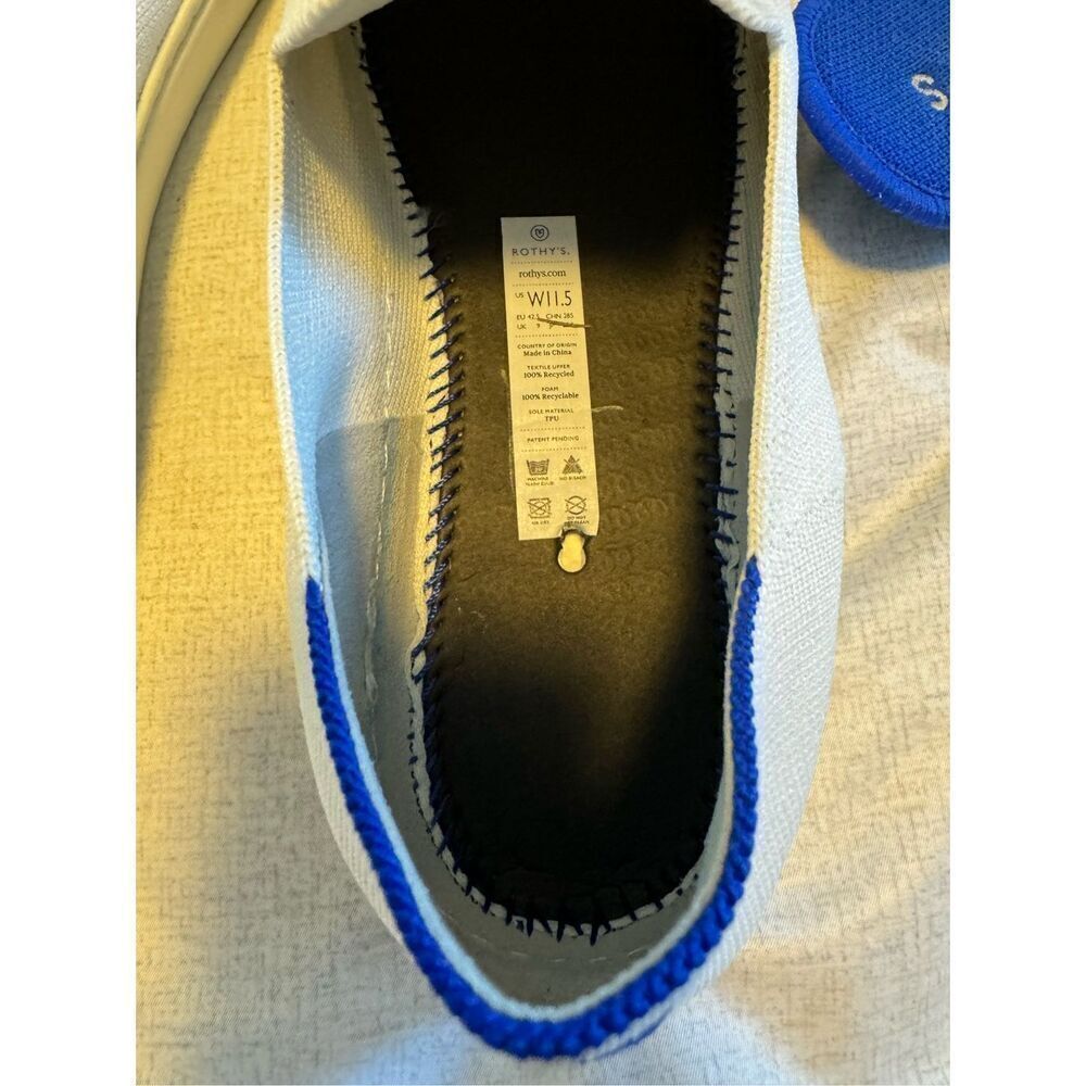 Rothys women’s size 11.5 white slip on sneakers - EUC - Picture 13 of 15